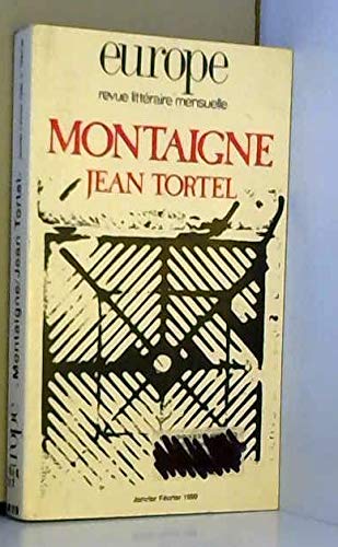 Europe Montaigne - Tortel book