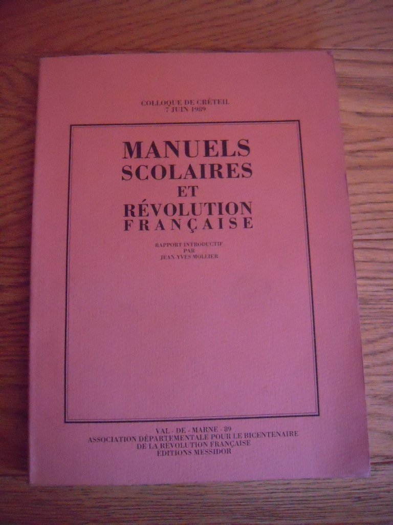 Manuels scolaires et Révolution française book