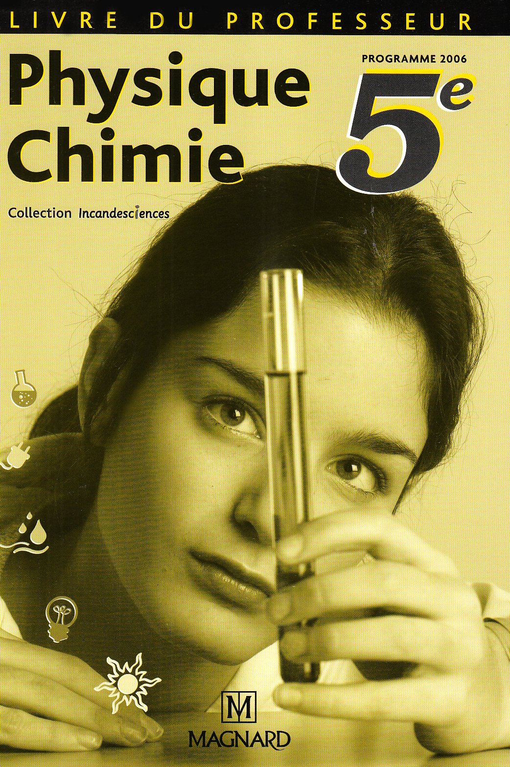 Physique chimie 5ème livre du professeur Books