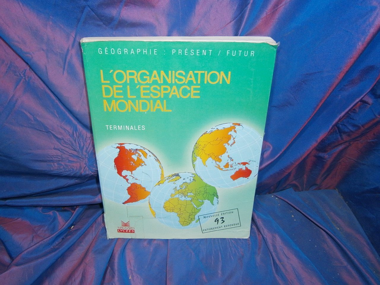 L'organisation de l'espace mondial, terminales book