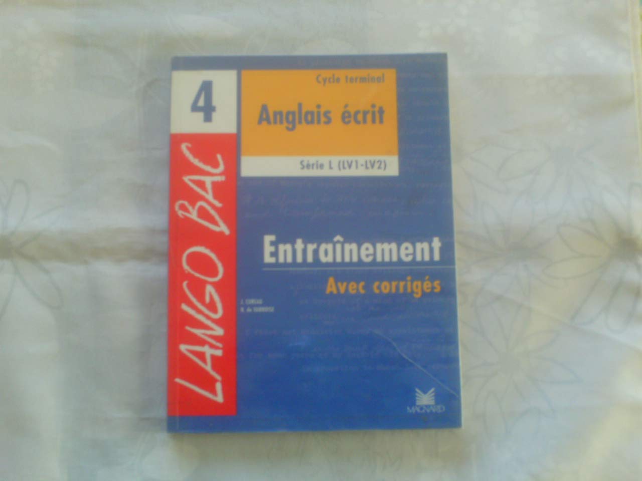 Langobac série l, langue vivante 1 - langue vivante 2 book