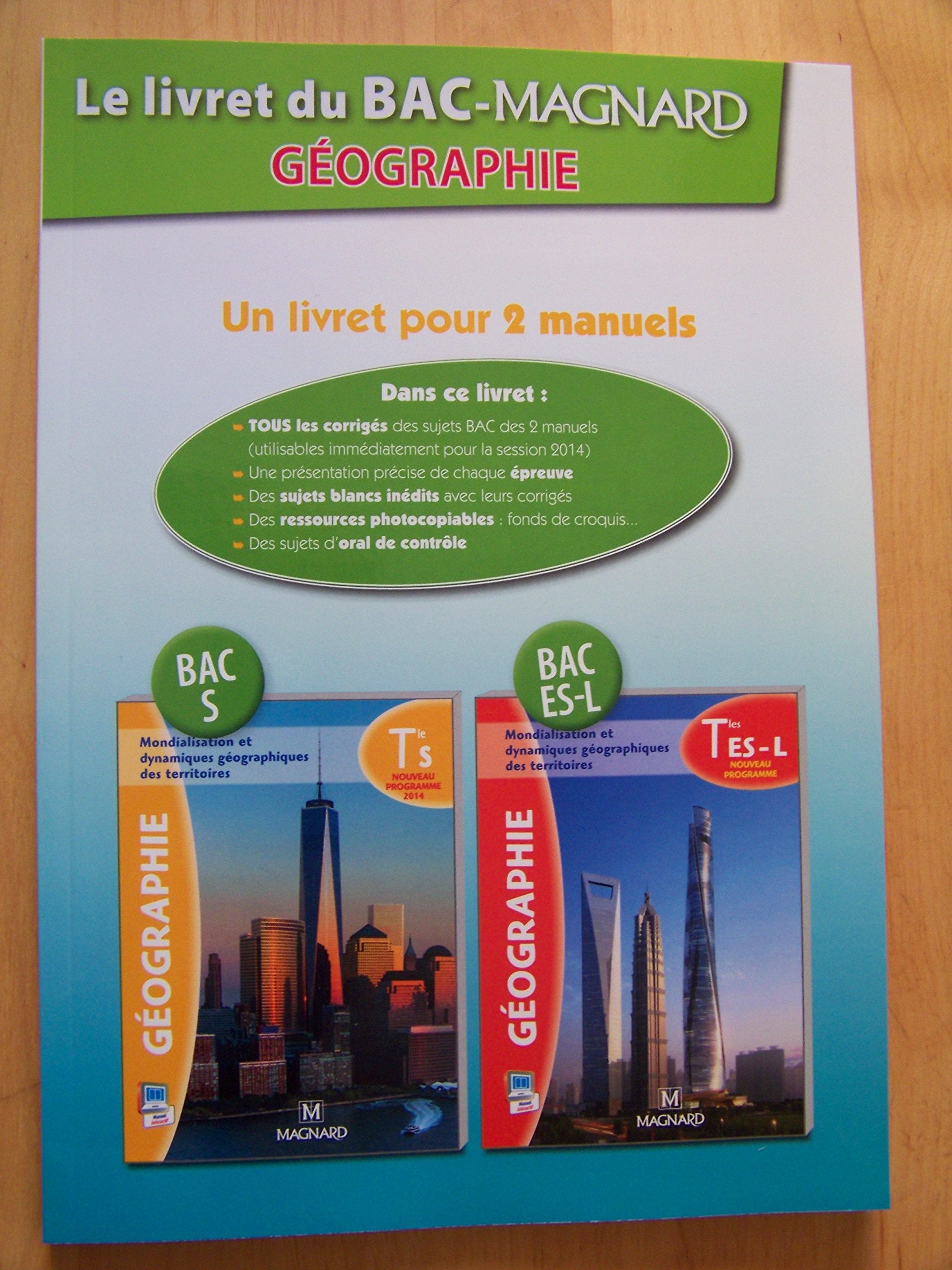 Le livret du BAC-MAGNARD GEOGRAPHIE book