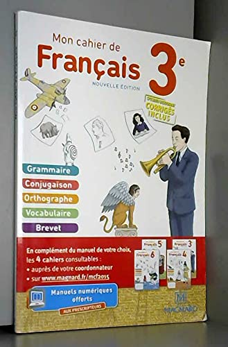 Mon cahier de français 3e (2015) - Spécimen Professional & Reference Books