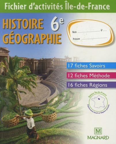 Histoire-Géographie 6e - Fichier activités : Ile-de-France book