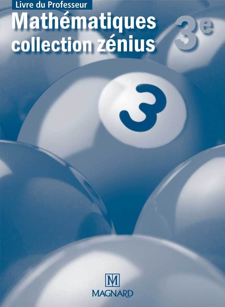 Zénius 3e Mathématiques - Livre du professeur book