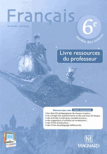 Français 6e: Livre ressources du professeur Books