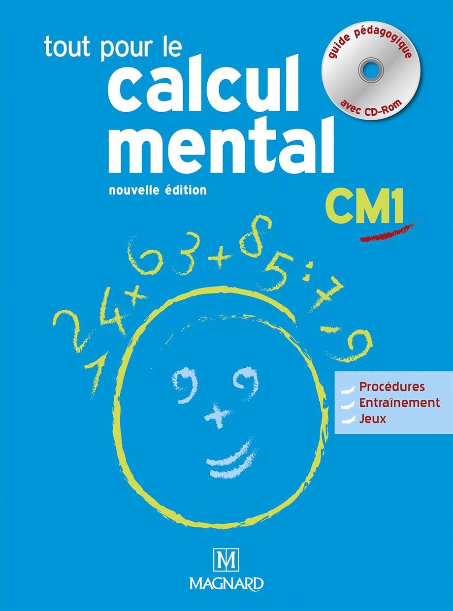 Tout pour le calcul mental CM1- Guide pédagogique avec banques de ressources Professional & Reference Books