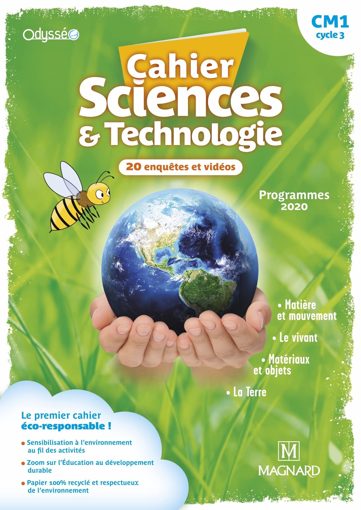 Cahier Odysséo Sciences et Technologie CM1 (2021) book