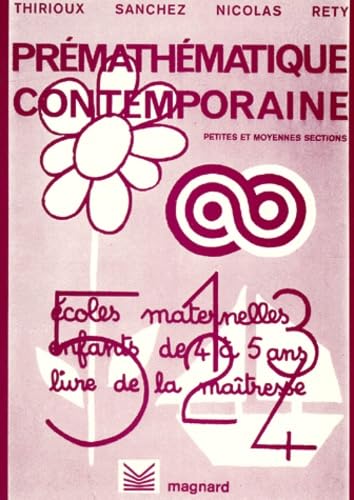 Prémathématique contemporaine, MS. Livre du maître, 4-5 ans book