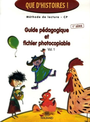 Méthode de lecture CP Guide pédagogique et Fichier photocopiable 1e Série: Pack en 2 volumes book