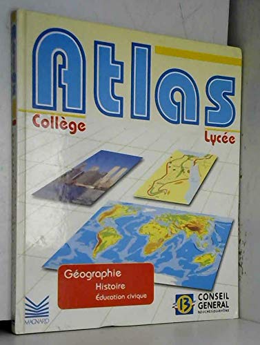 Atlas Bouches-du-Rhône, collège, lycée book