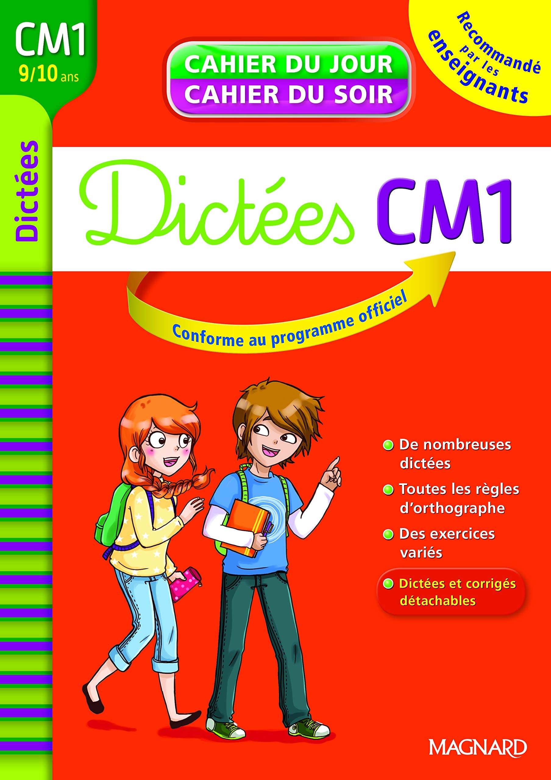 Cahier du jour, cahier du soir Dictees CM1 Professional & Reference Books