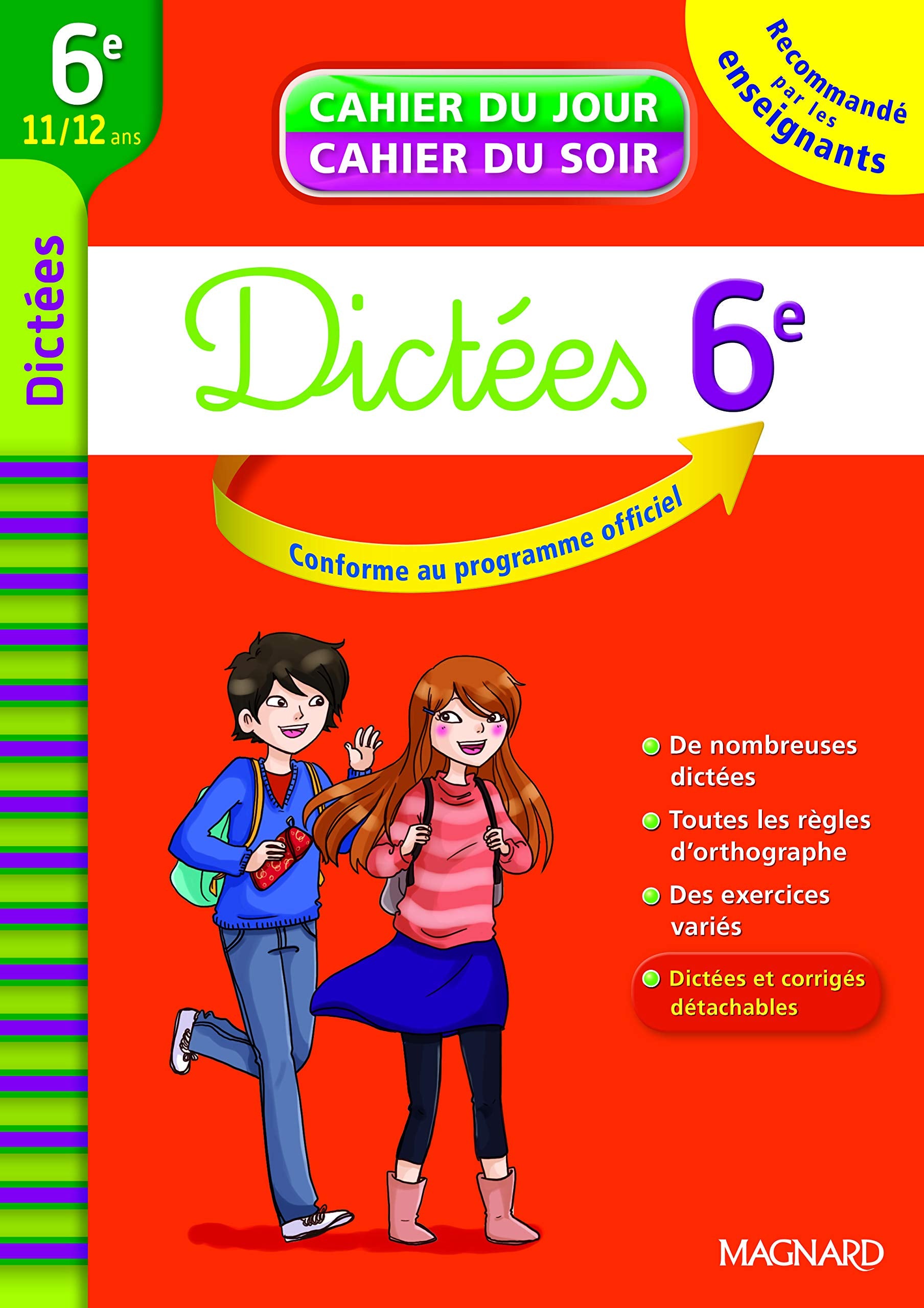 Cahier du Jour/Cahier du Soir Dictées 6e Professional & Reference Books