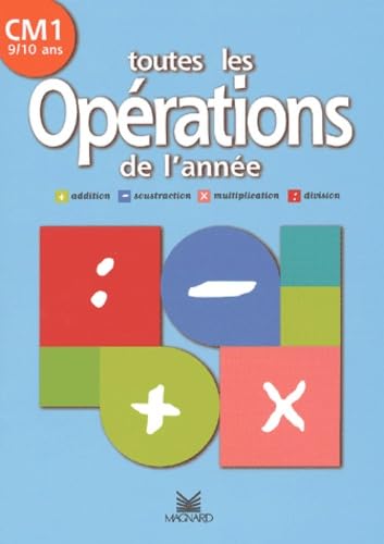 Toutes Les Operations De L'Annee Cm1 book