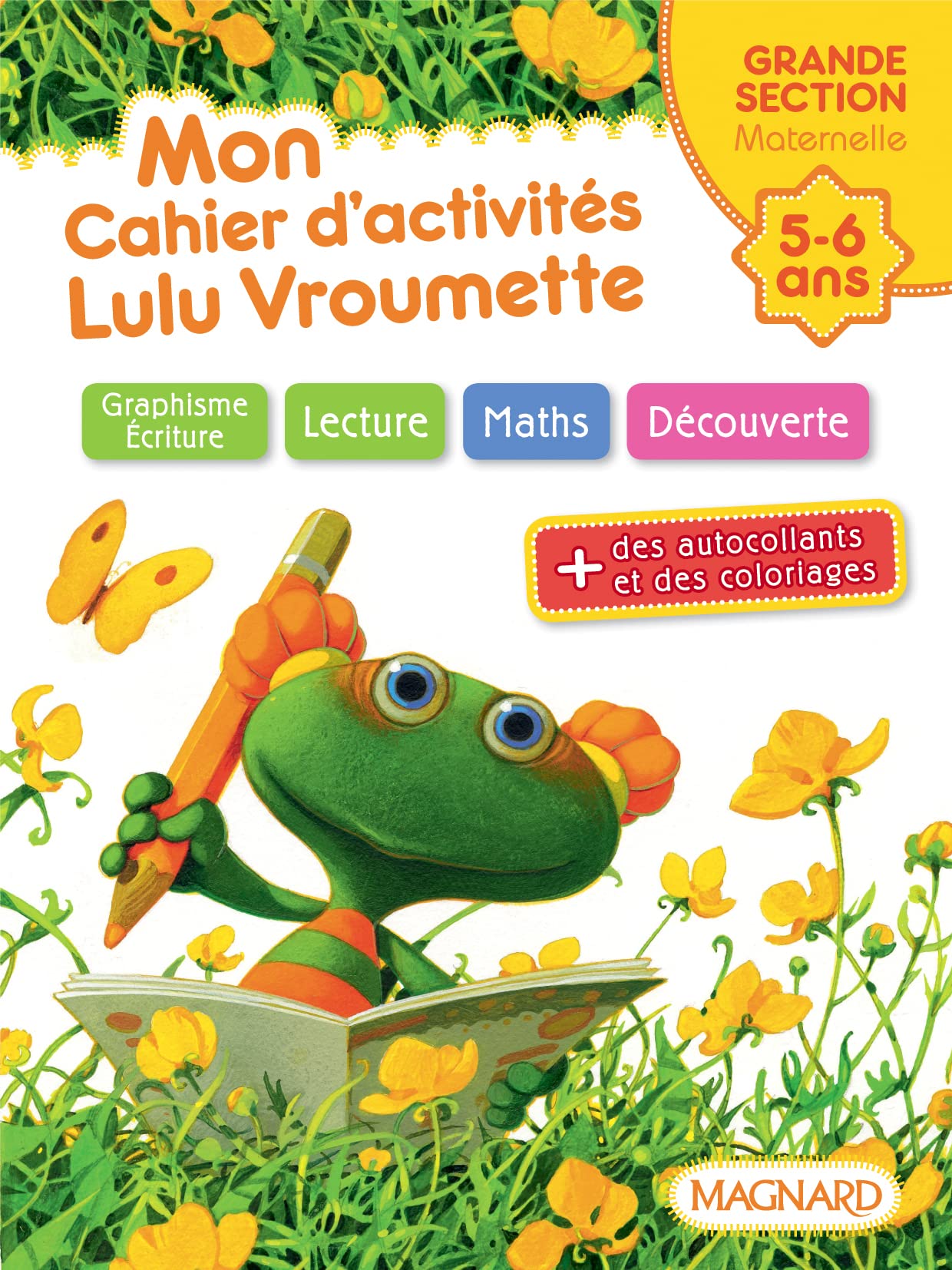 Mon cahier d'activités Lulu Vroumette Grande section: Grande section maternelle Tiptoi & Games