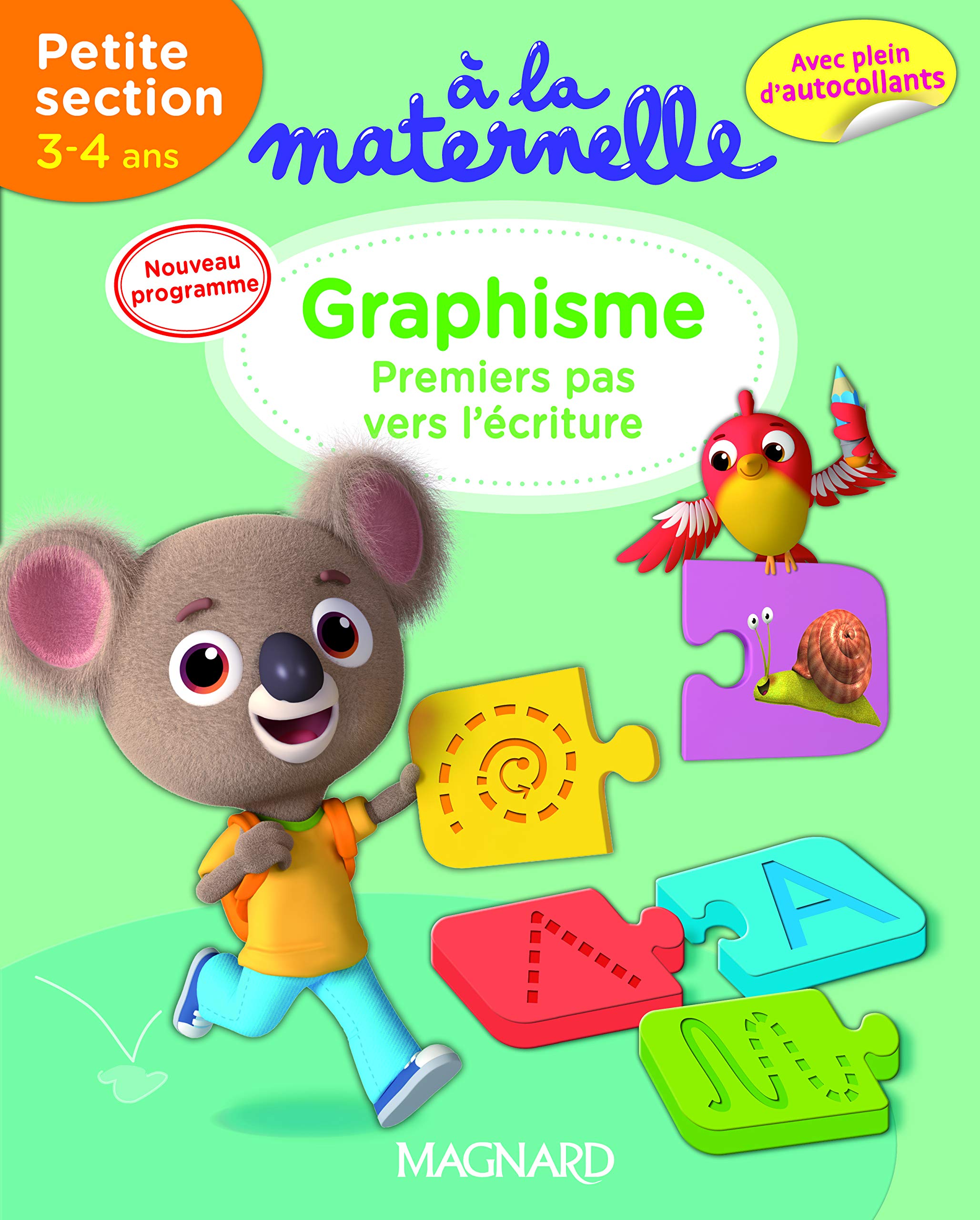 A la maternelle, Graphisme Petite section 3-4 ans: Premiers pas vers l'écriture - Avec des autocollants Non-fiction