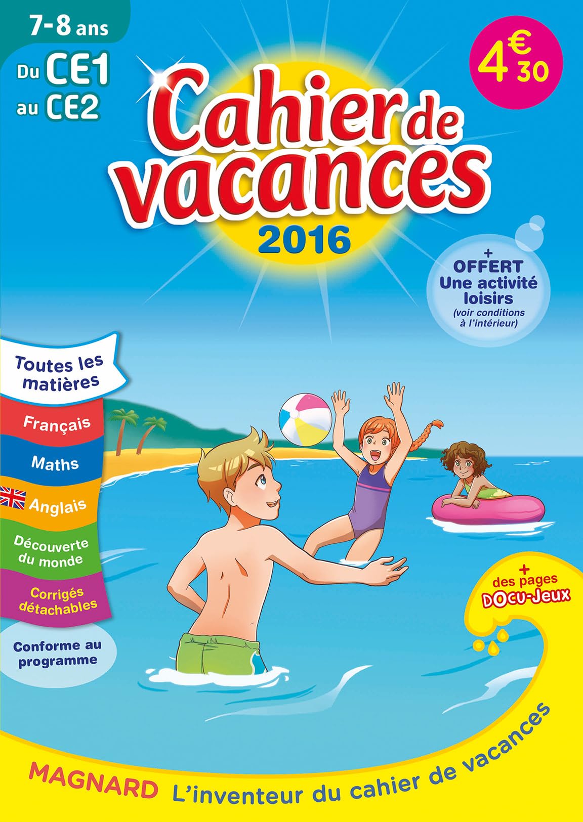 Cahier de vacances - Du CE1 au CE2 book