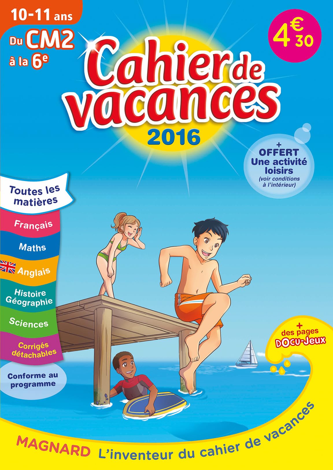 Cahier de vacances - Du CM2 à l'entrée en 6e book