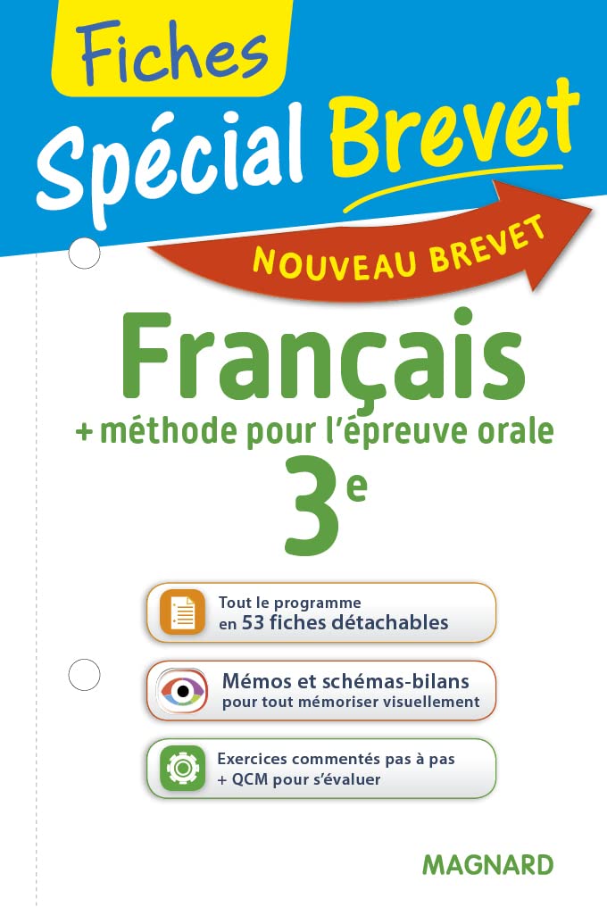 Spécial Brevet - Fiches Français 3e - Nouveau programme 2016 Study Guides