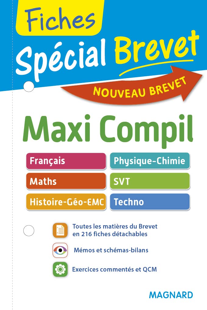 Spécial Brevet - Maxi Compil de Fiches 3e - Nouveau programme 2016 book