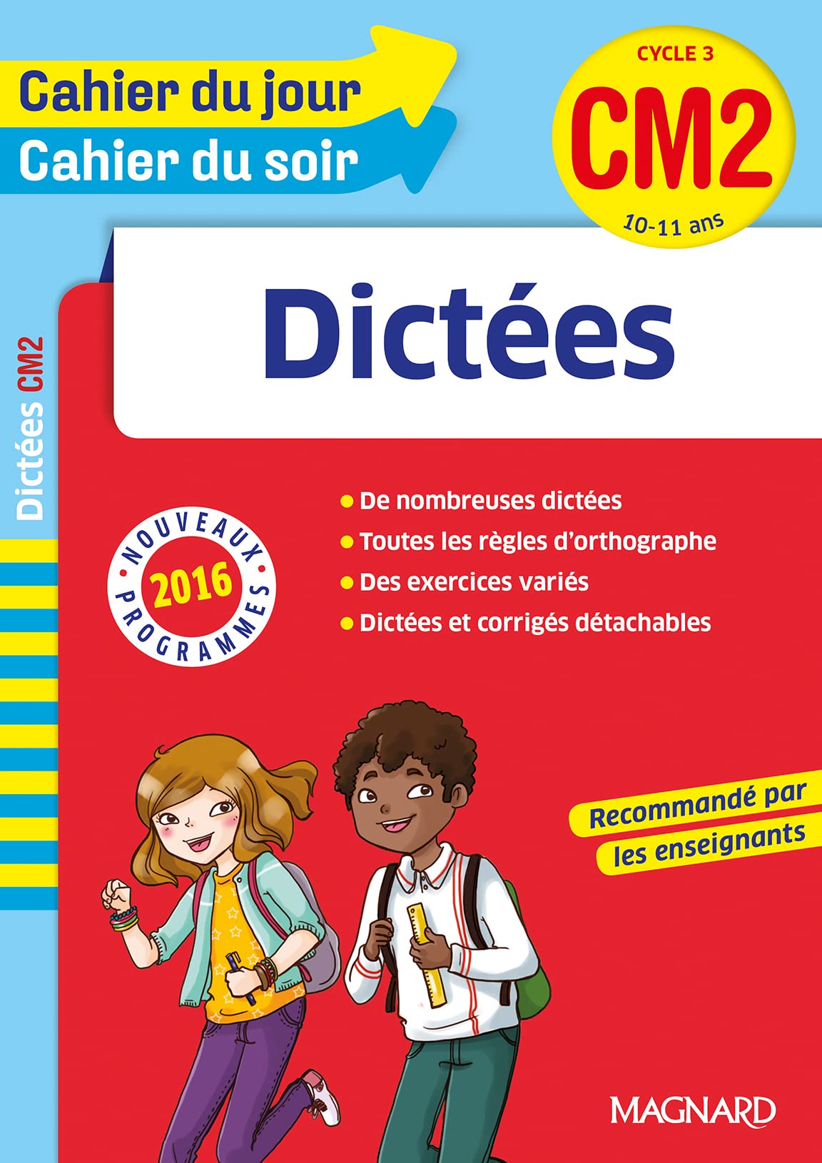 Dictées CM2 - Cahier du jour Cahier du soir Professional & Reference Books