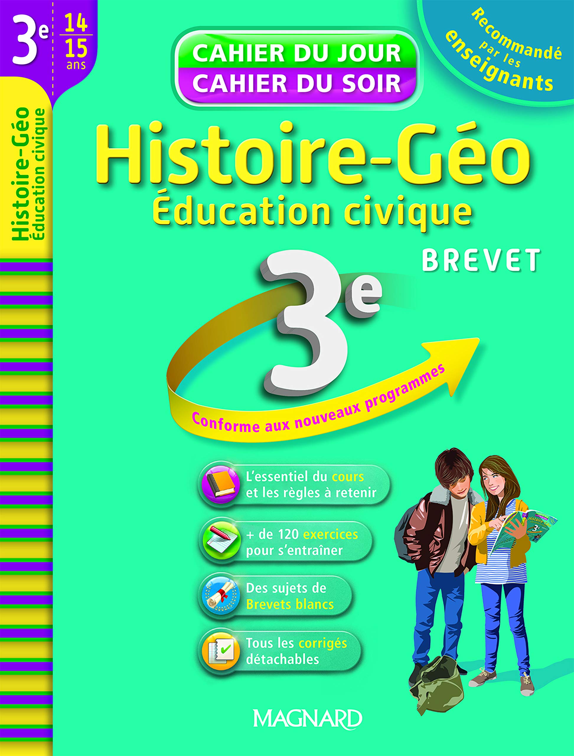 Cahier du Jour / Cahier du Soir - Histoire-Géographie, Education civique 3e book