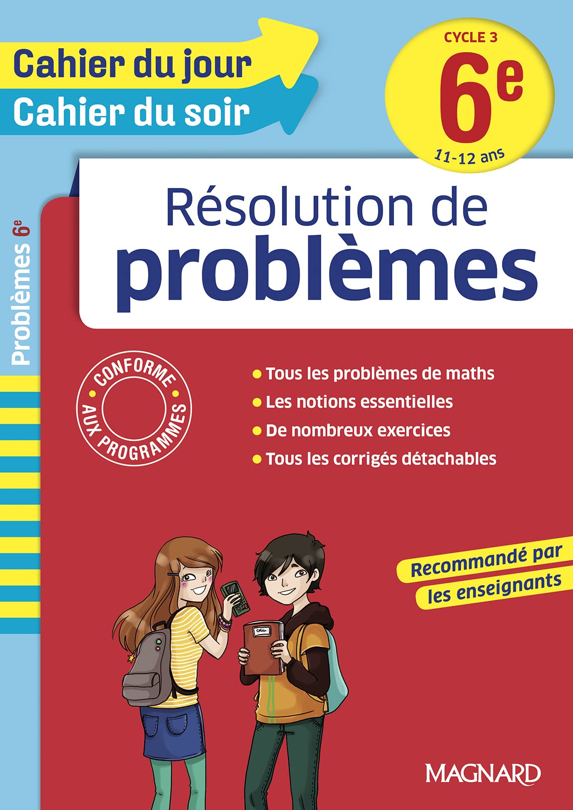 Cahier du jour/Cahier du soir Résolution de problèmes 6e - Nouveau programme 2016 book