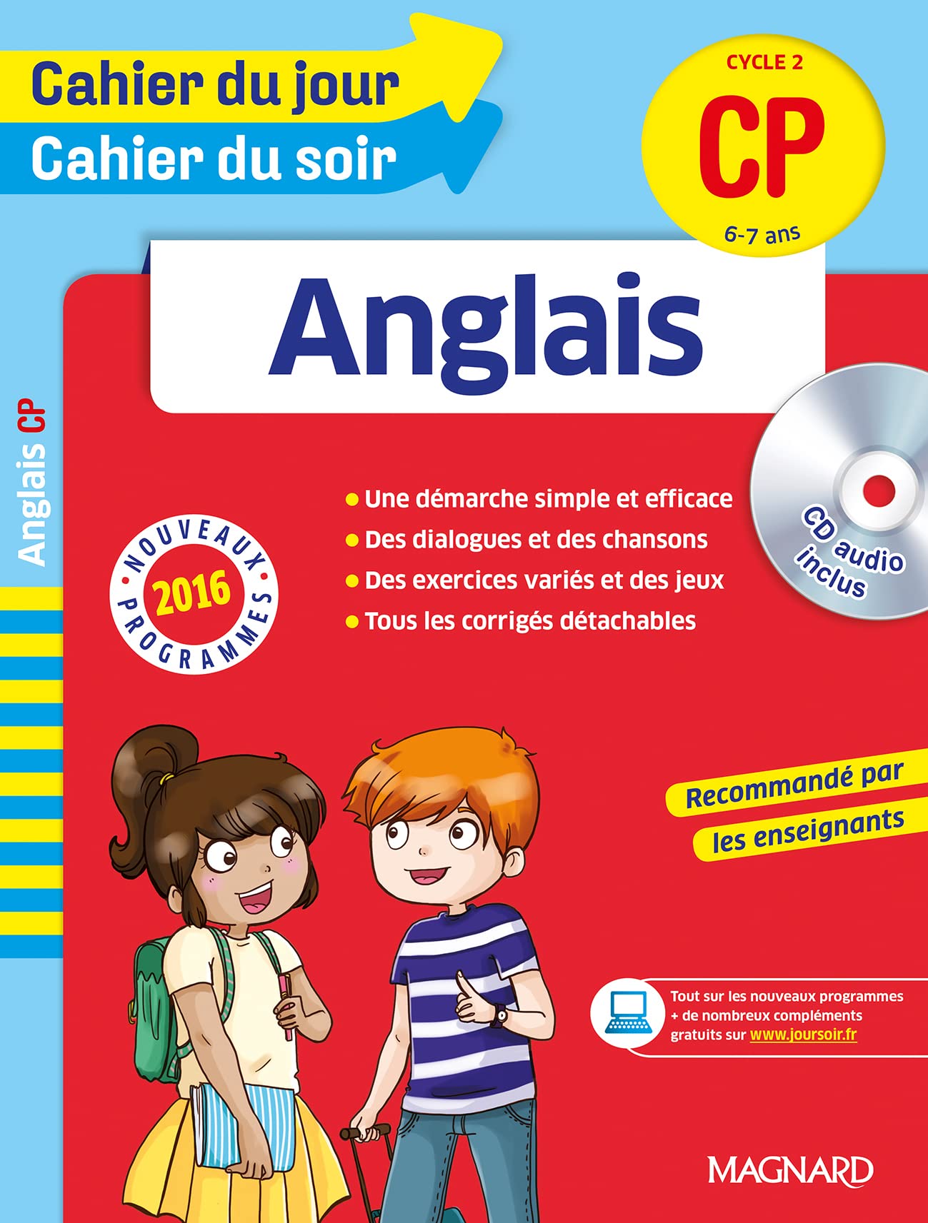 Cahier du jour/Cahier du soir Anglais CP - Nouveau programme 2016 book