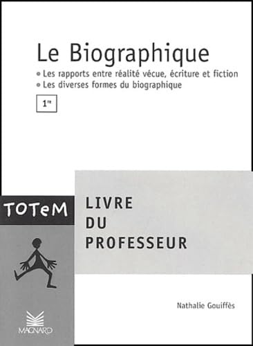 Le Biographique 1ere. Livre Du Professeur Books