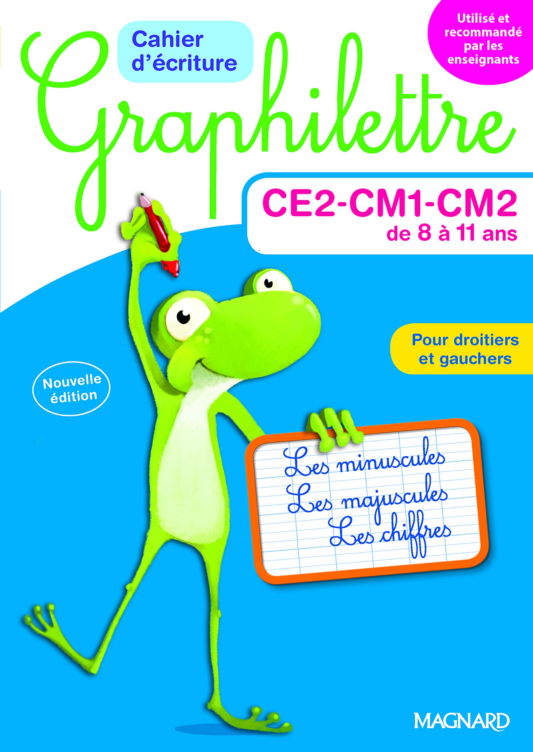 Graphilettre CE2-CM1-CM2 8-11 ans: cahier d'ecriture Foreign Languages ​​& Dictionaries
