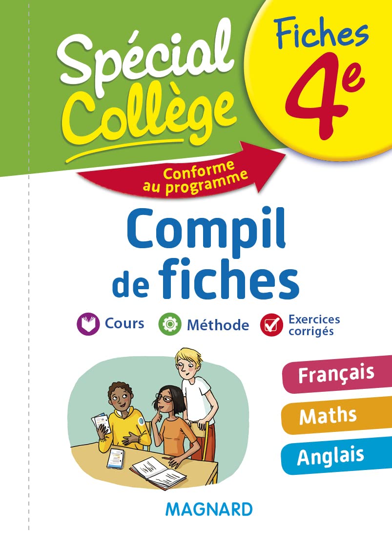 Spécial Collège Compil de fiches 4e: Français, Maths, Anglais Professional & Reference Books