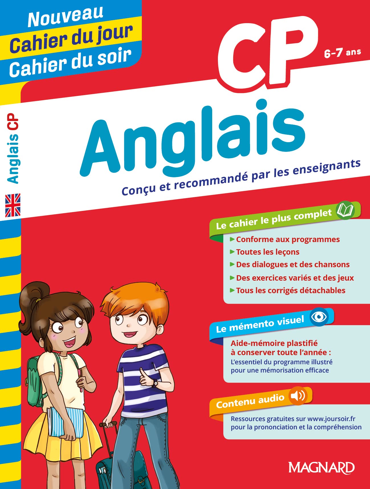 Anglais CP - Nouveau Cahier du jour Cahier du soir: Conçu et recommandé par les enseignants Professional & Reference Books