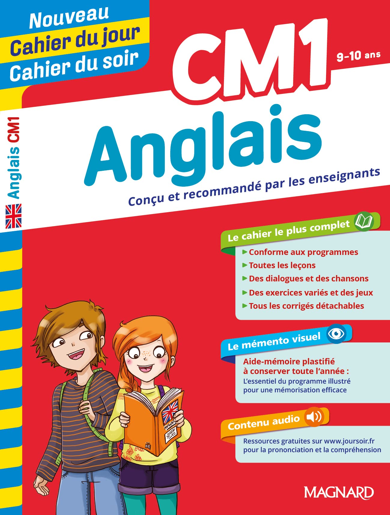 Anglais CM1 - Nouveau Cahier du jour Cahier du soir: Conçu et recommandé par les enseignants Professional & Reference Books