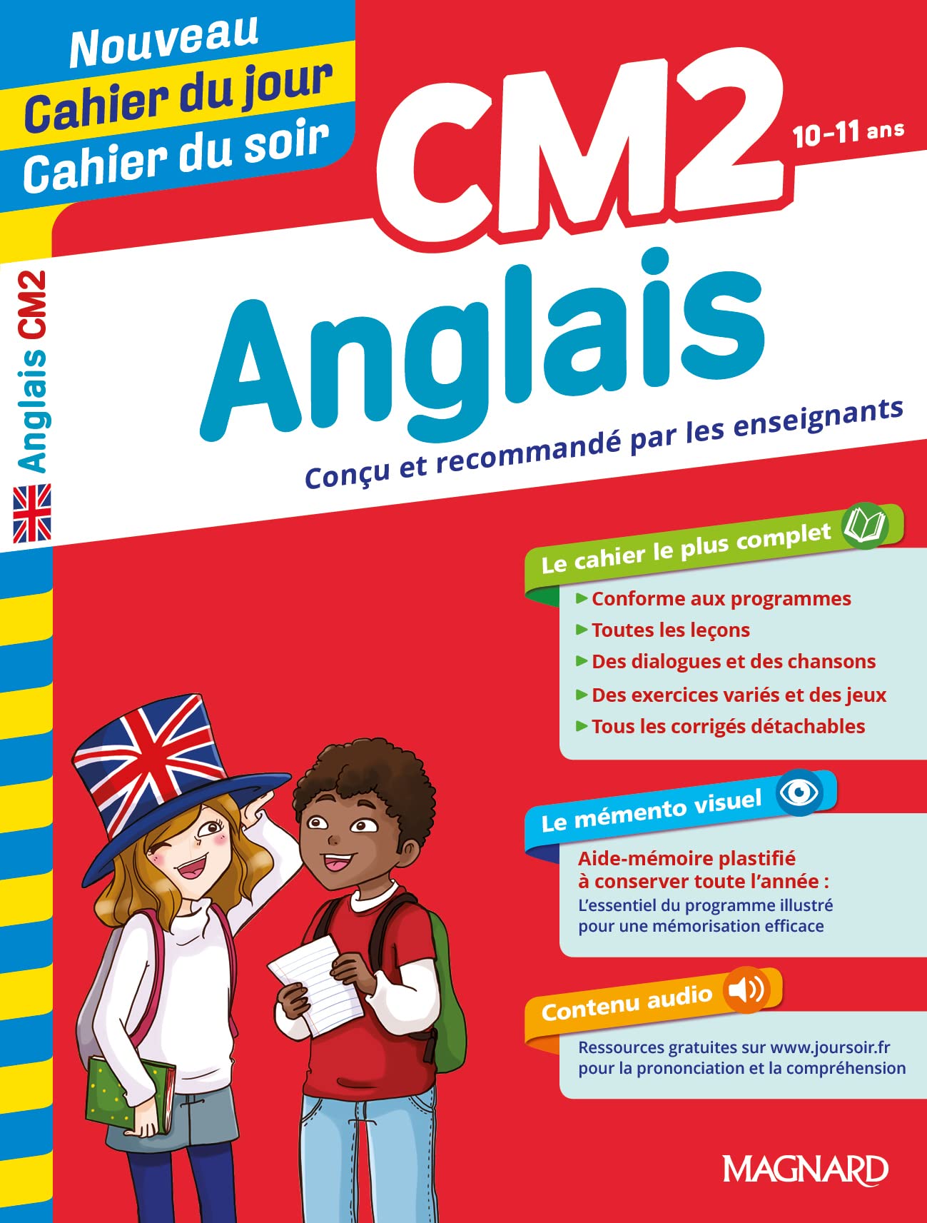 Anglais CM2 - Nouveau Cahier du jour Cahier du soir: Conçu et recommandé par les enseignants Professional & Reference Books