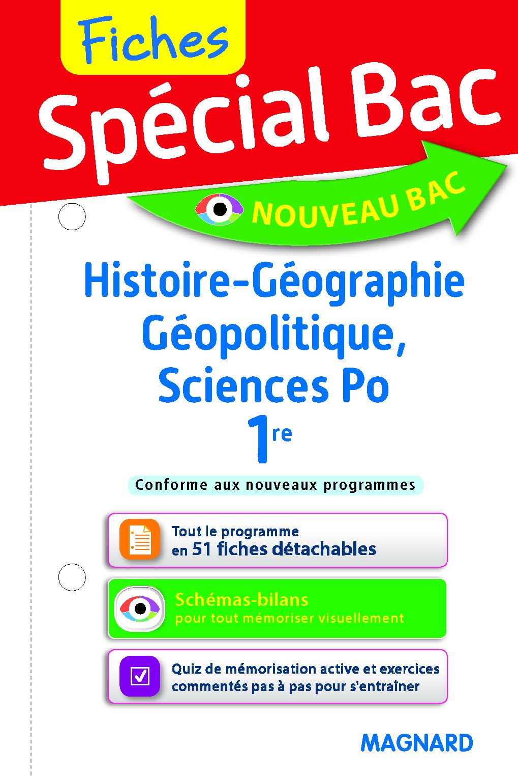Spécial Bac Fiches Histoire-Géo, Géopolitique, Sciences Po 1re: Tout le programme en 157 fiches, mémos, schémas-bilans, exercices et QCM Professional & Reference Books