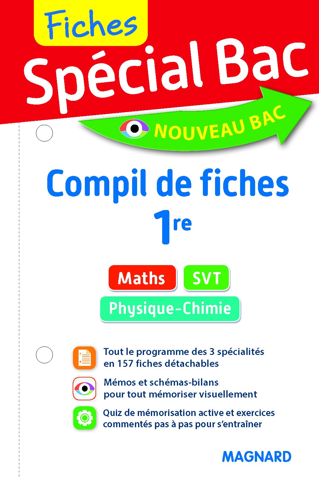 Spécial Bac Compil de Fiches Maths, Physique-Chimie SVT 1re: Compil 3 spécialités 1re Professional & Reference Books