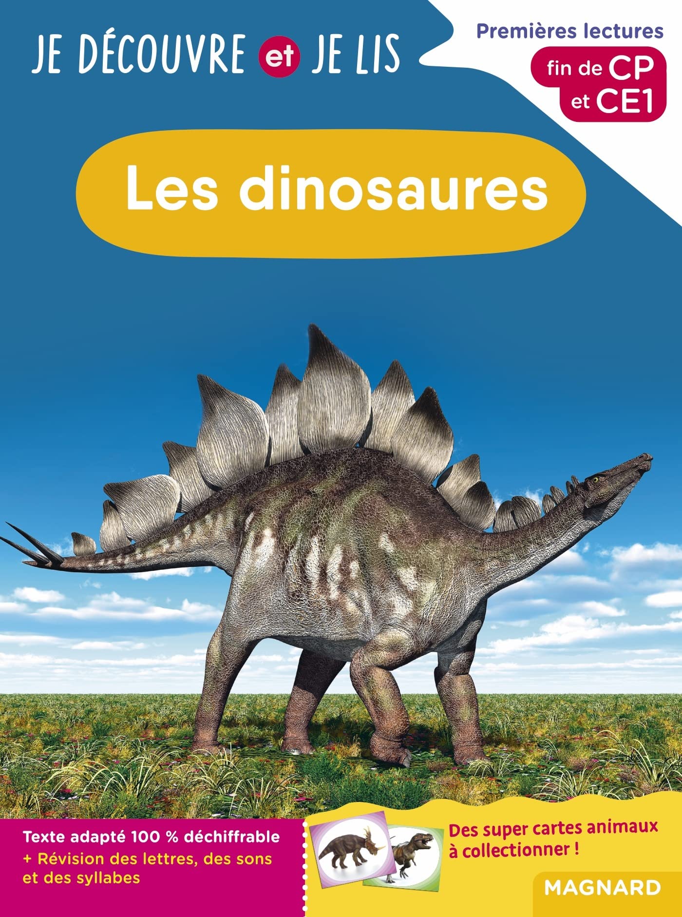 Je découvre et je lis CP et CE1 - Les dinosaures: Premières lectures, premières découvertes Professional & Reference Books