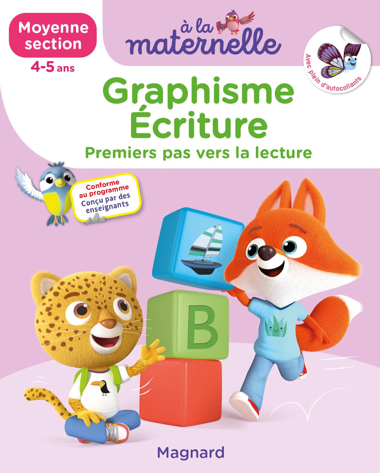 Graphisme-Écriture Moyenne section 4-5 ans - A la maternelle: Les premiers apprentissages de la maternelle book