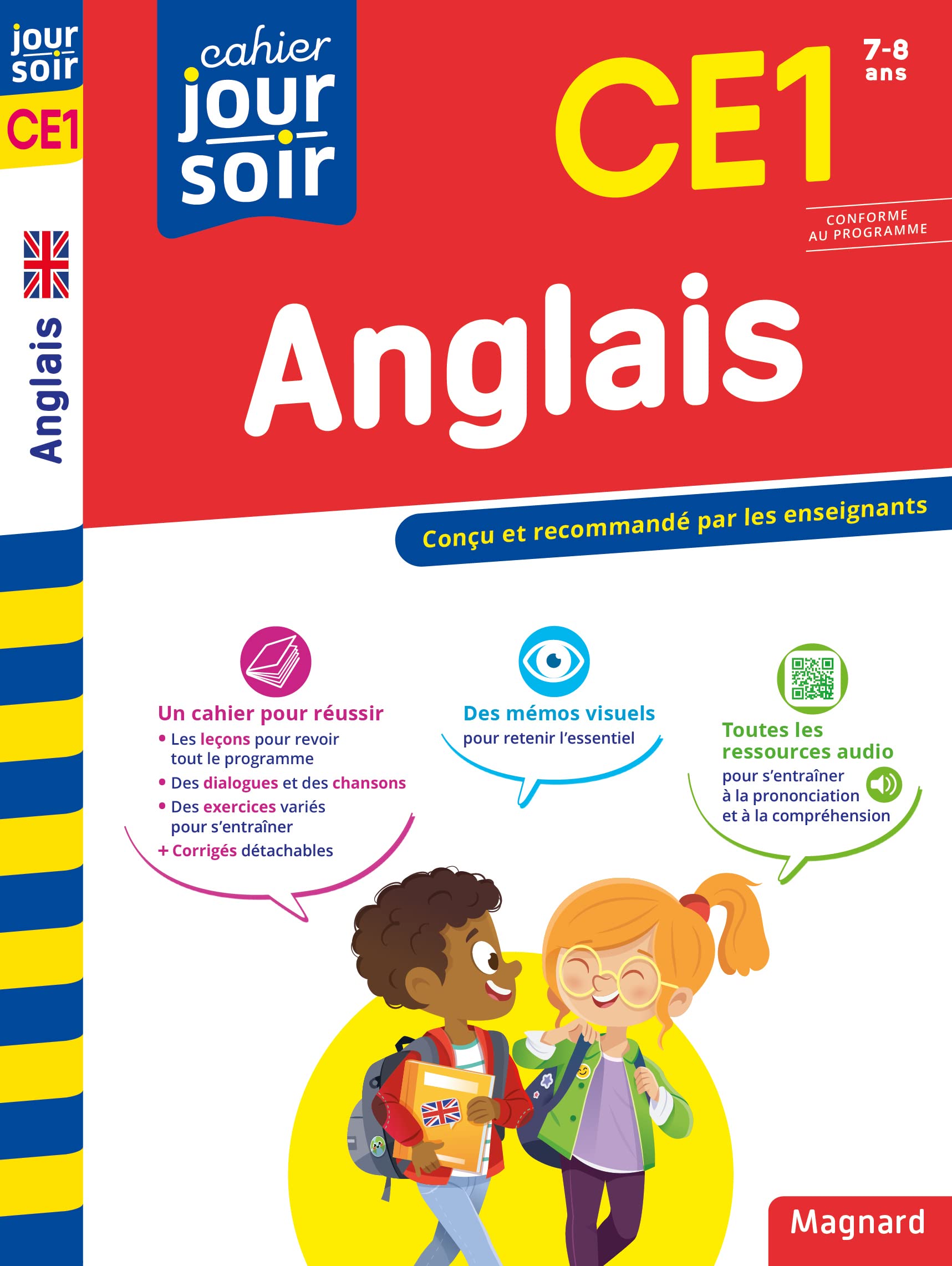Anglais CE1 - Cahier Jour Soir: Conçu et recommandé par les enseignants Professional & Reference Books