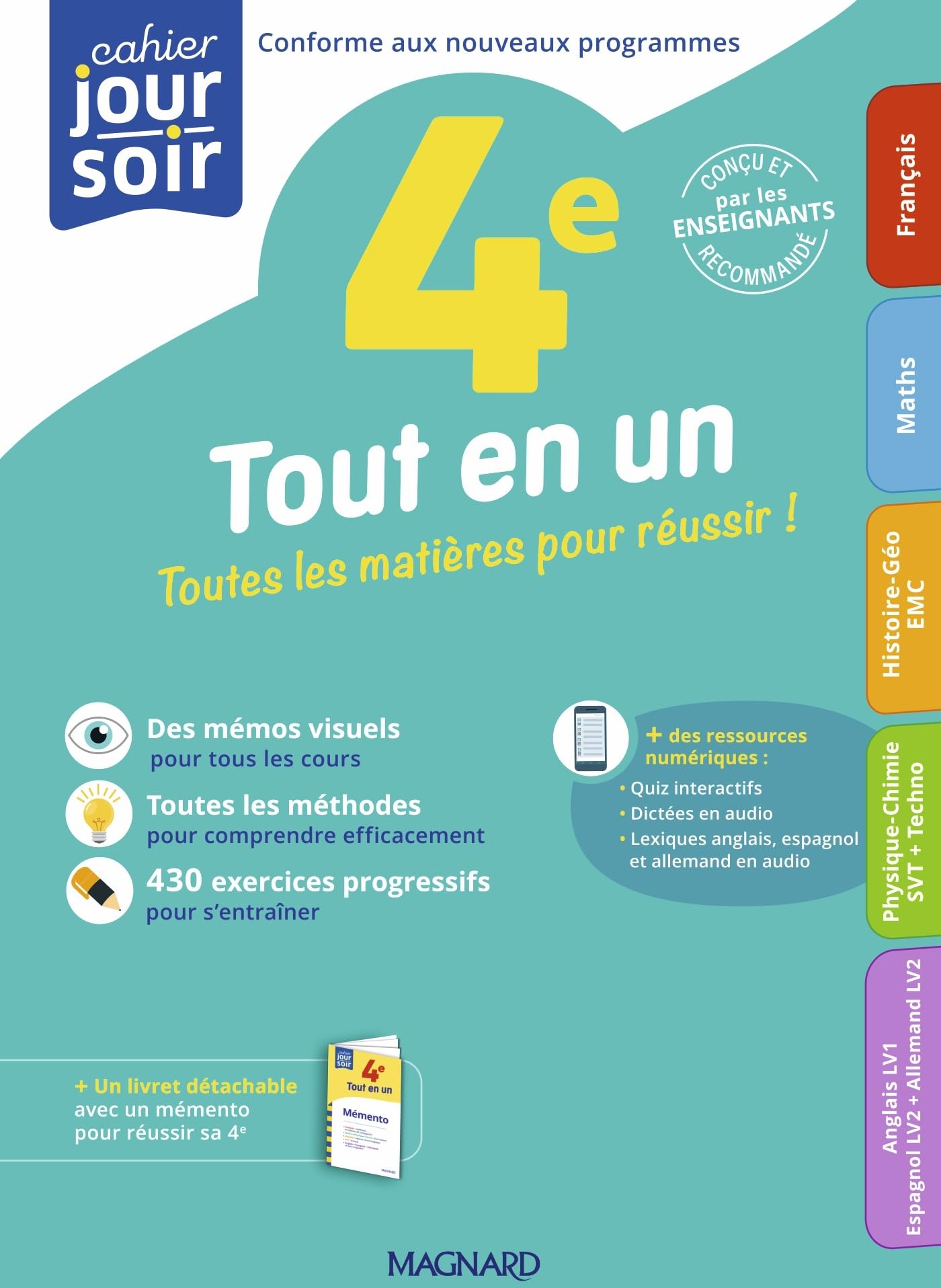Tout en un 4e: Toutes les matières pour réussir son année Professional & Reference Books