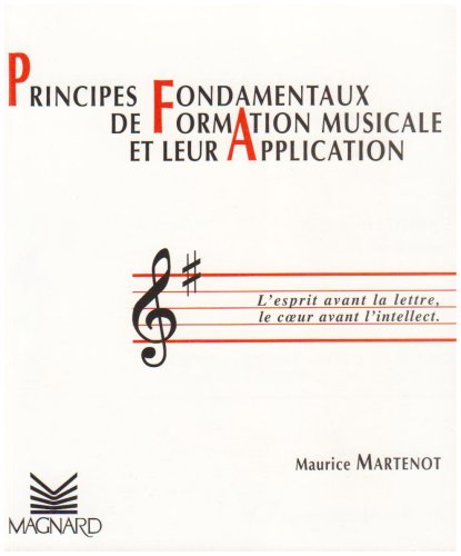 Principes Fondamentaux De Formation Musicale Et Leur Application Books