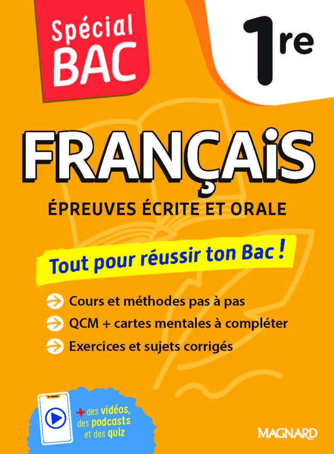 Spécial BAC 2026 - Français 1re: Cours complet, méthode, exercices et sujets pour réussir l'examen book