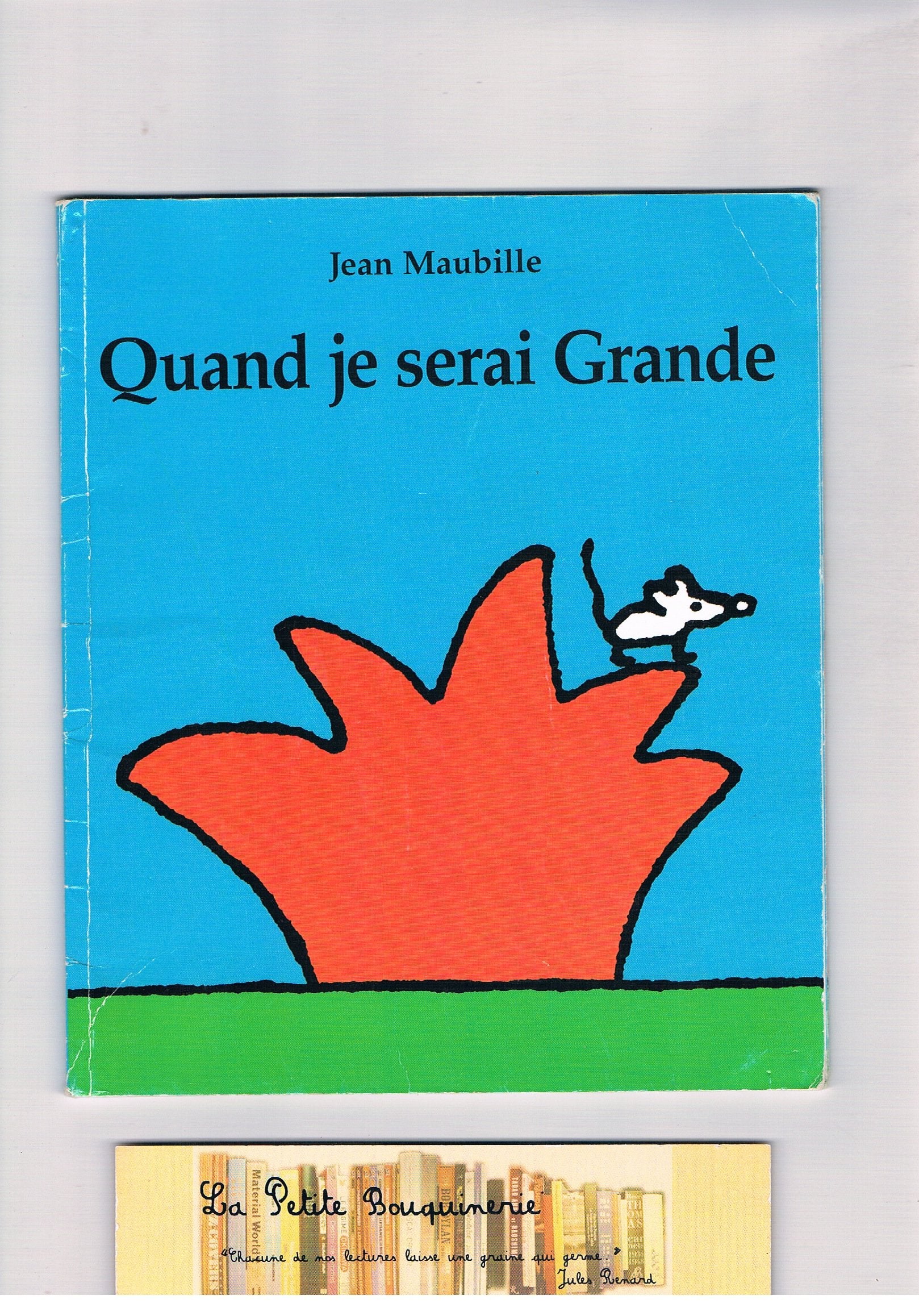 Quand je serai grande book