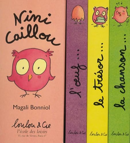 nini caillou (coffret 3 titres): LA CHANSON DE NINI CAILLOU LE TRESOR DE NINI CAILLOU L'A UF DE NINI CAILLO Children's books