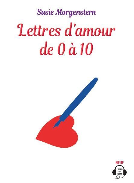 lettres d'amour de 0 a 10 - audio cd