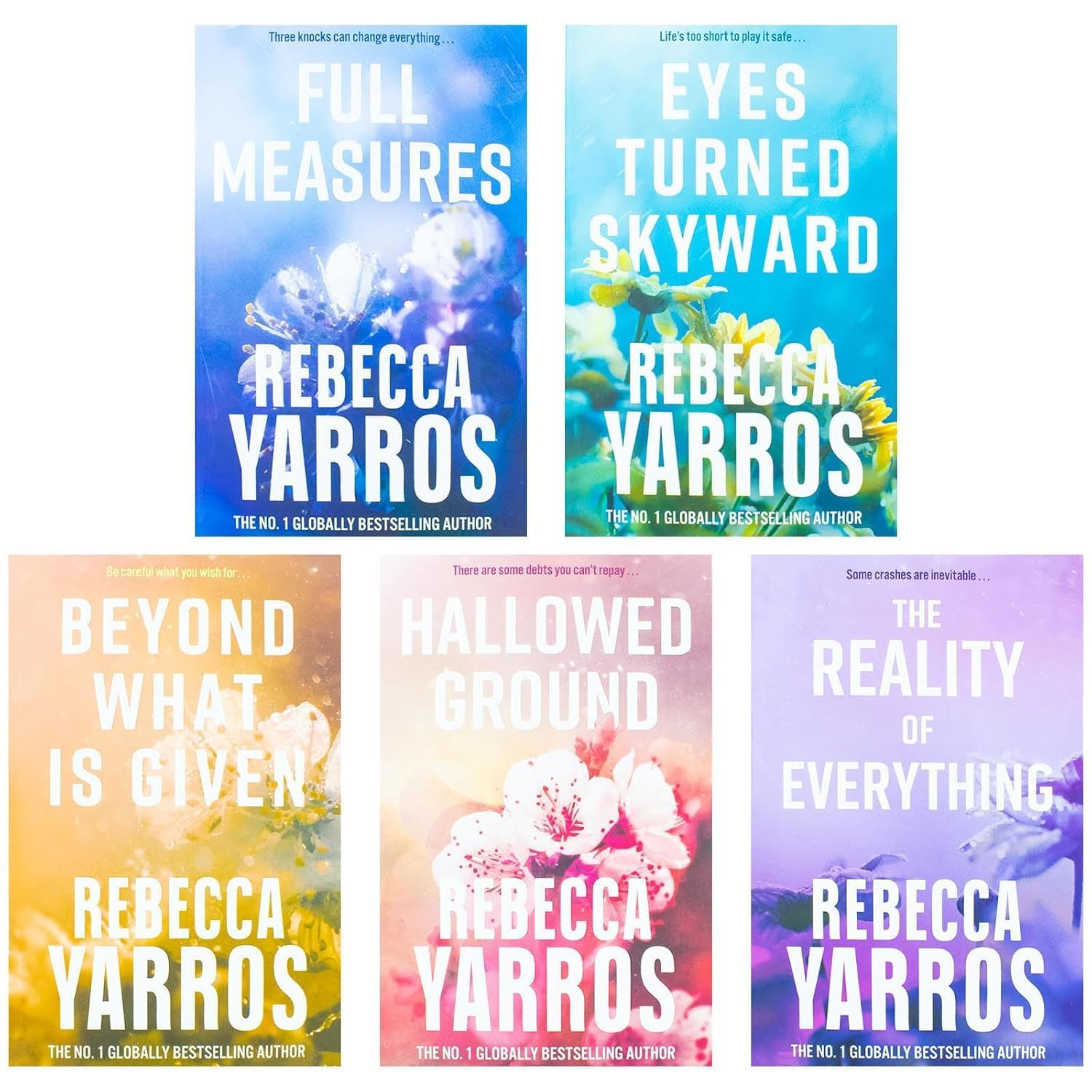 Flight & Glory Series 5 Books Collection Set By Rebecca Yarros(Full Measures, Eyes Turned Skyward, Beyond What is Given, Hallowed Ground, The Last Letter) Contemporary Romance