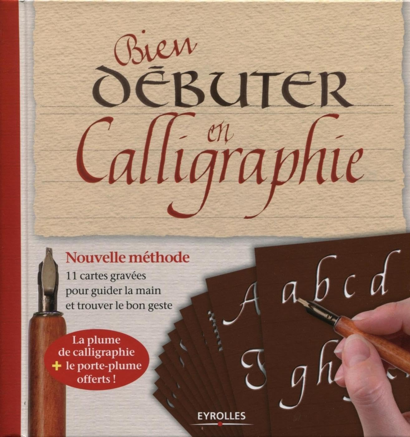 Bien débuter en calligraphie: Nouvelle méthode. 11 cartes gravées pour guider la main et trouver le bon geste. La plume de calligraphie + le porte-plume offerts ! Film, Art & Culture