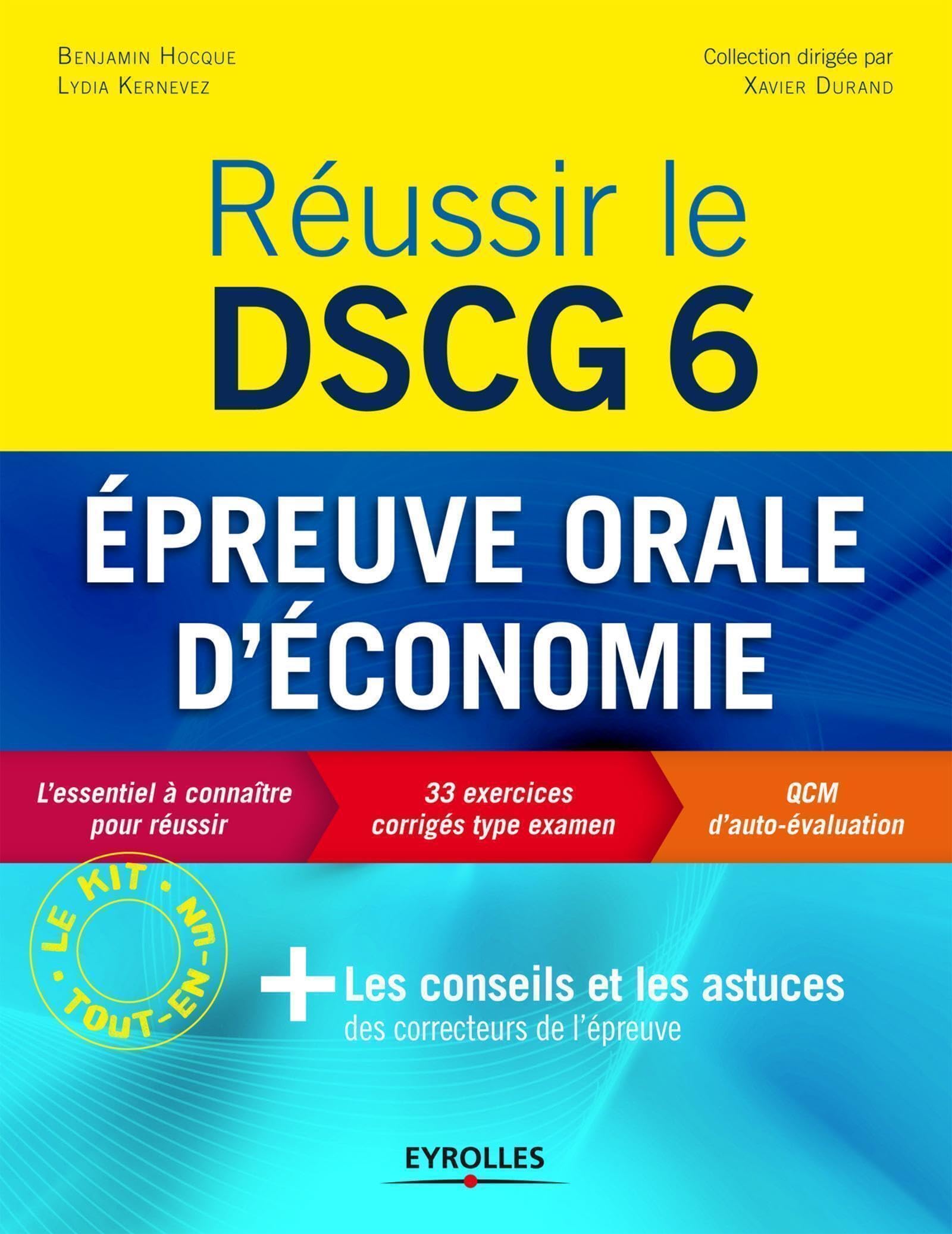 Réussir le DSCG 6 - Epreuve orale d'économie book