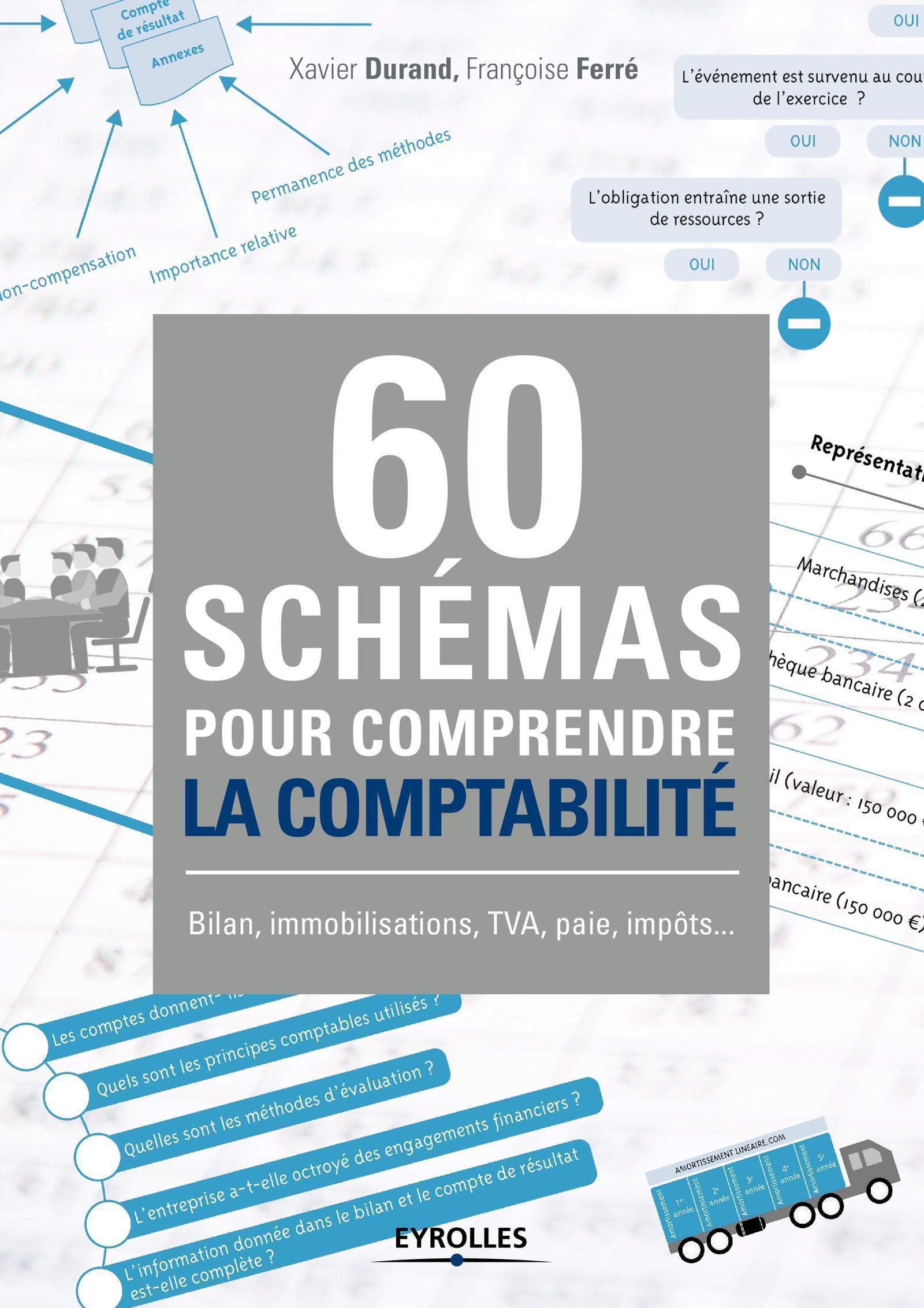 60 schémas pour comprendre la comptabilité: Bilan, immobilisations, TVA, paie, impôts ... book
