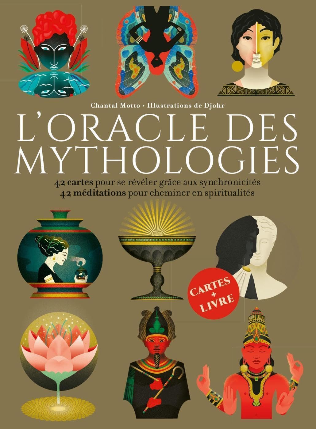 L'Oracle des mythologies: 42 cartes pour se révéler grâce aux synchronicités ; 42 méditations pour cheminer en spiritualités Books